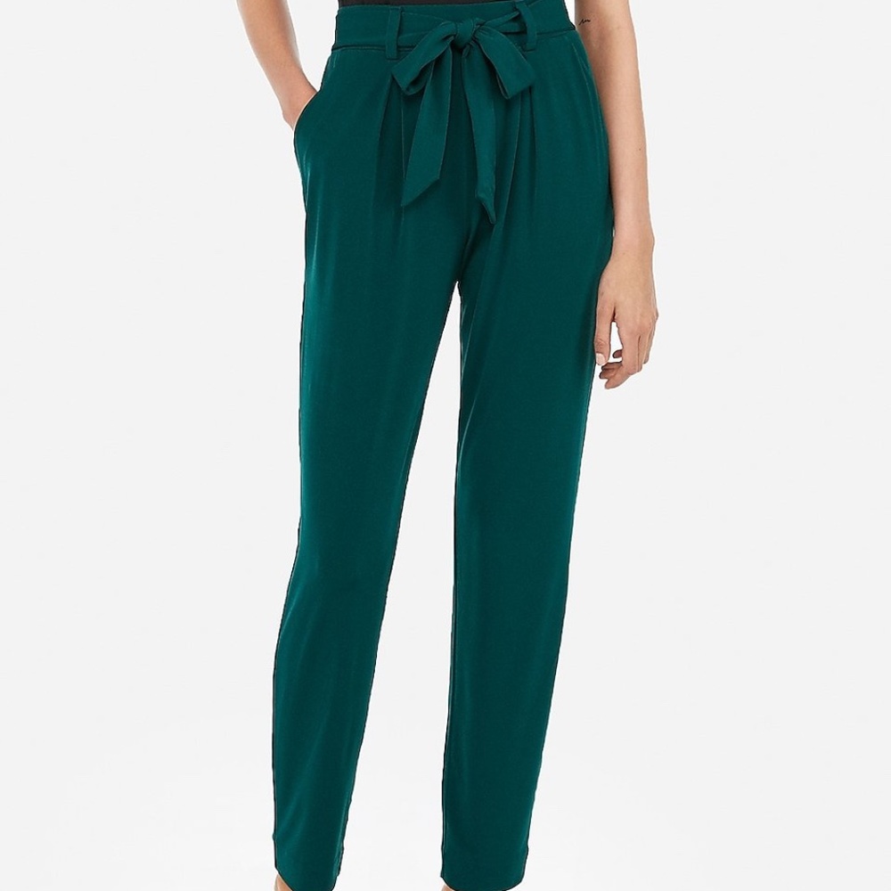 Mid Rise Jersey Dress Pant